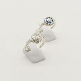 ANILLO CENTRO CUBICS 1581 /PLATA